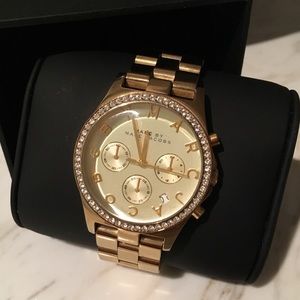 Marc by Marc Jacobs 40mm Gold Bracelet Watch